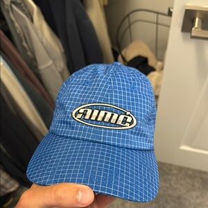 Aime Leon Dore Blue Grid Pattern Cap